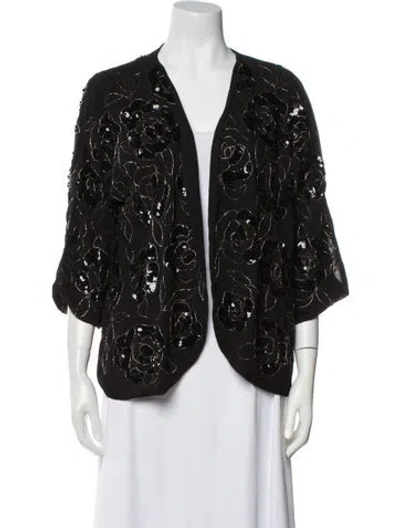 Pre-owned Rapsodia Printed Jacket In Black
