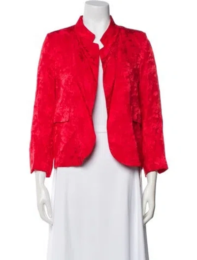 Pre-owned Rapsodia Printed Jacket In Red