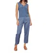 Raquel Allegra Ada Tank Top In French Blue In Blue