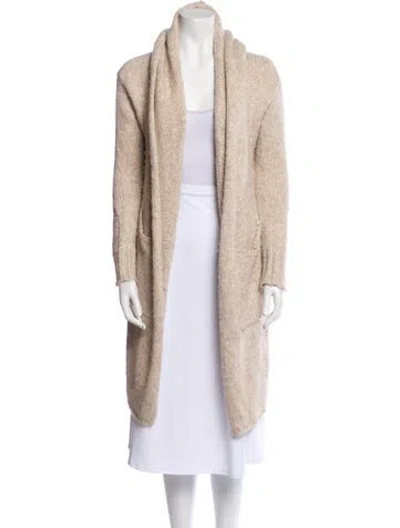 Pre-owned Raquel Allegra Baby Alpaca Sweater In Neutral