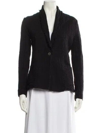 Pre-owned Raquel Allegra Blazer In Black