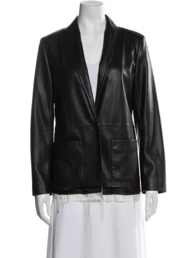 Pre-owned Raquel Allegra Blazer In Black