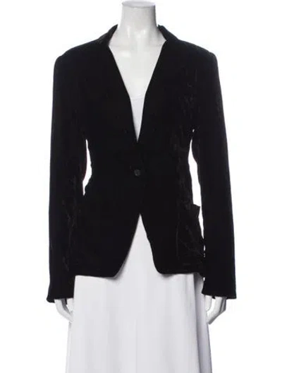 Pre-owned Raquel Allegra Blazer In Black