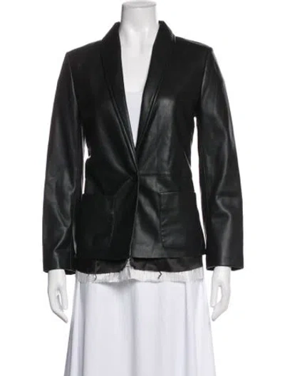 Pre-owned Raquel Allegra Blazer In Black
