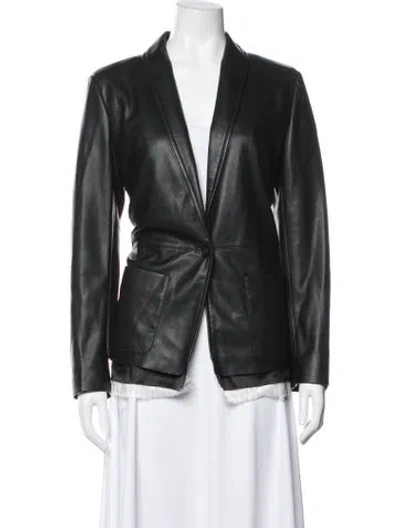 Pre-owned Raquel Allegra Blazer In Black