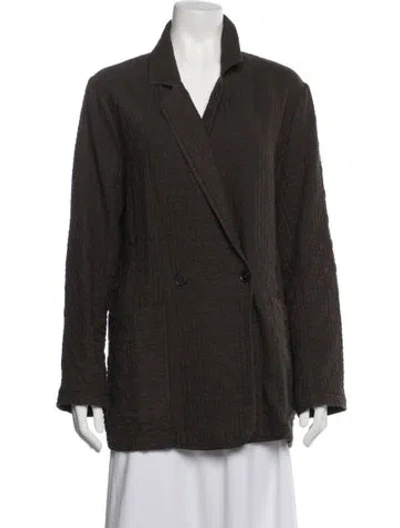 Pre-owned Raquel Allegra Blazer In Black