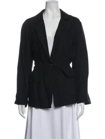 Pre-owned Raquel Allegra Blazer In Black