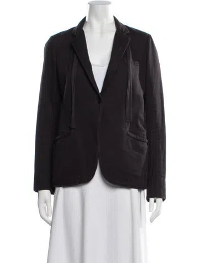 Pre-owned Raquel Allegra Blazer In Black