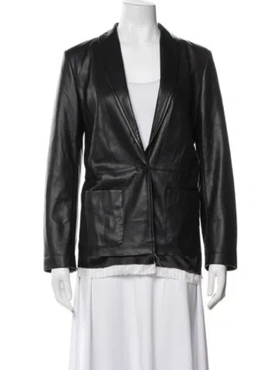 Pre-owned Raquel Allegra Blazer In Black