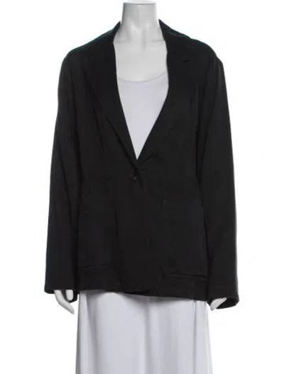 Pre-owned Raquel Allegra Blazer In Black