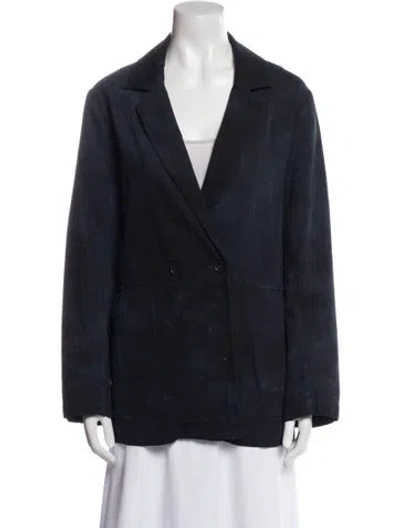 Pre-owned Raquel Allegra Blazer In Blue