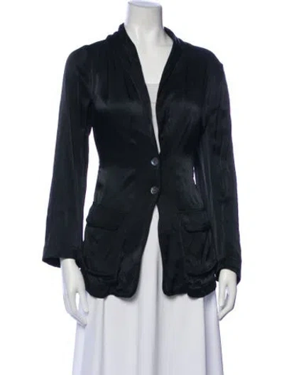 Pre-owned Raquel Allegra Blazer In Blue