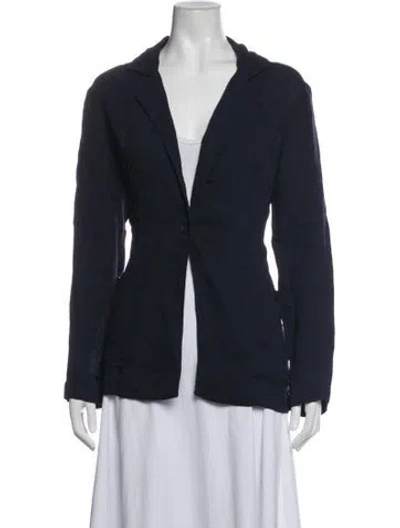 Pre-owned Raquel Allegra Blazer In Blue