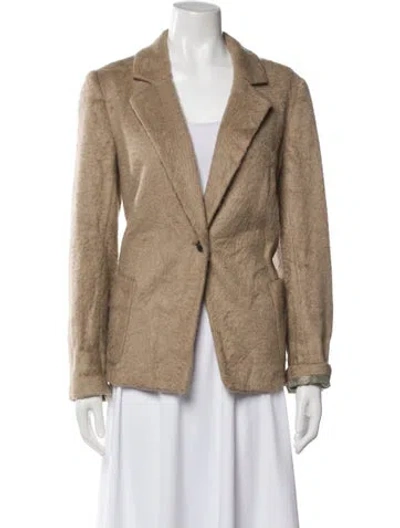 Pre-owned Raquel Allegra Blazer In Brown