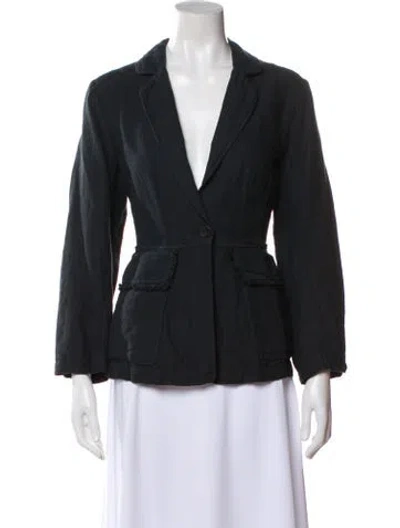 Pre-owned Raquel Allegra Blazer In Gray