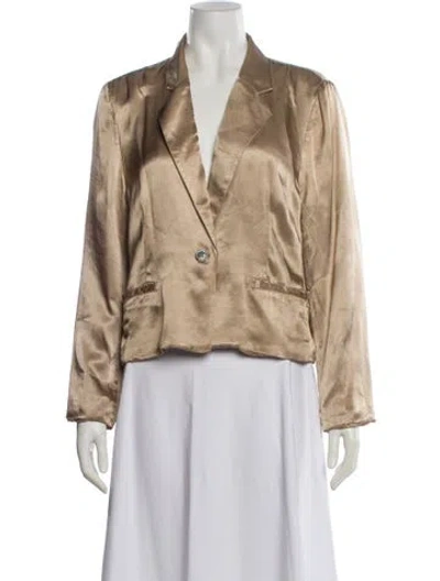 Pre-owned Raquel Allegra Blazer In Neutral