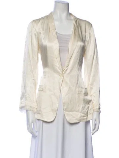 Pre-owned Raquel Allegra Blazer In Neutral