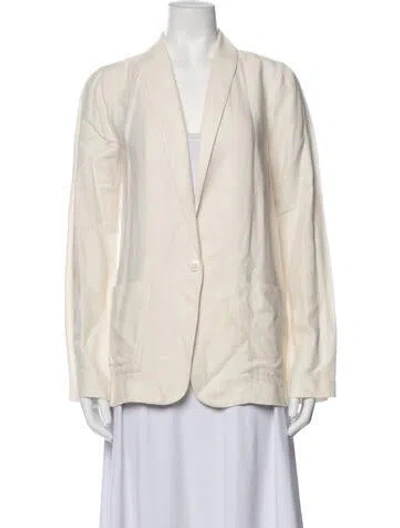 Pre-owned Raquel Allegra Blazer In Neutrals