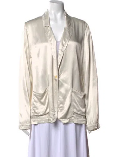 Pre-owned Raquel Allegra Blazer In Neutrals