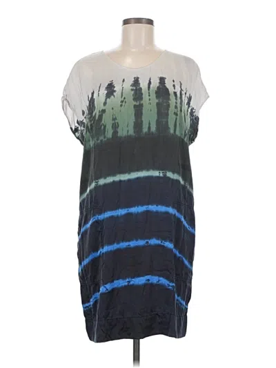 Pre-owned Raquel Allegra Casual Dress In Blue