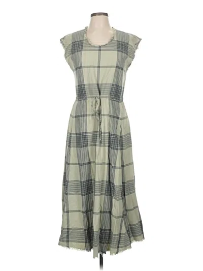 Pre-owned Raquel Allegra Casual Dress In Gray