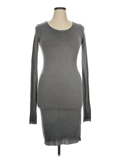 Pre-owned Raquel Allegra Casual Dress In Gray
