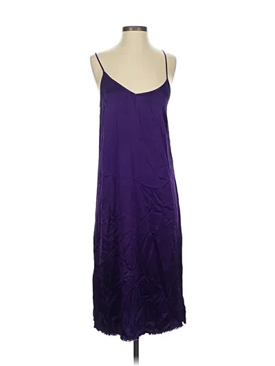 Pre-owned Raquel Allegra Casual Dress In Purple