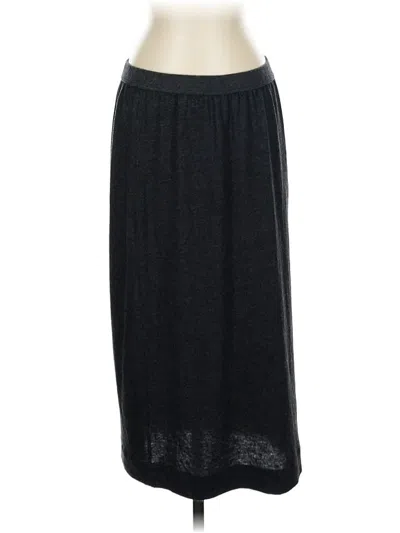 Pre-owned Raquel Allegra Casual Skirt In Gray