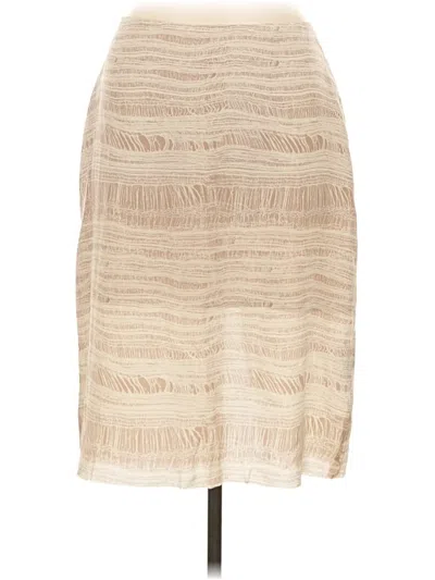 Pre-owned Raquel Allegra Casual Skirt In Ivory