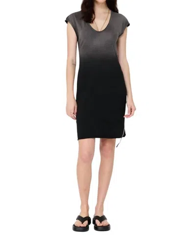 Raquel Allegra Century Dress In Faded Black In Multi