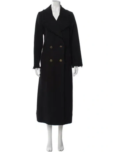 Pre-owned Raquel Allegra Coat In Black