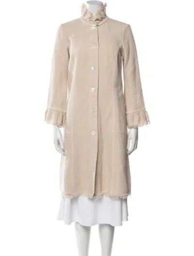 Pre-owned Raquel Allegra Coat In Neutrals