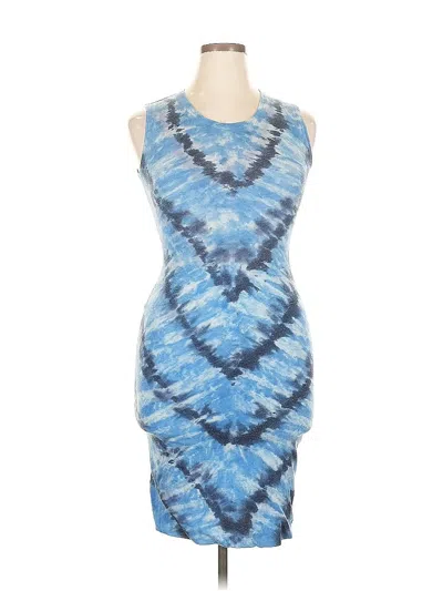Pre-owned Raquel Allegra Cocktail Dress In Blue