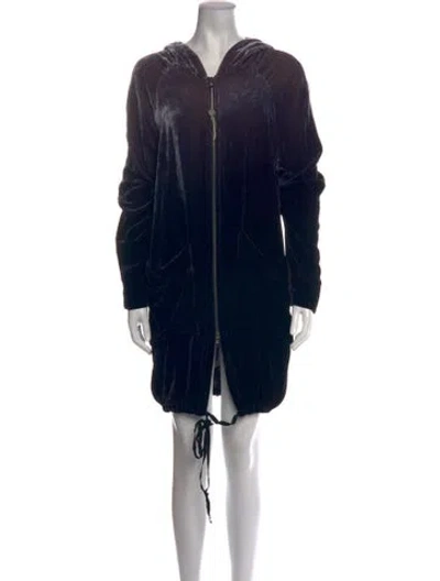 Pre-owned Raquel Allegra Crew Neck Long Dress W/ Tags In Black