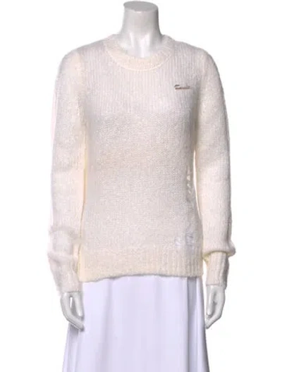 Pre-owned Raquel Allegra Crew Neck Sweater W/ Tags In Neutral