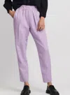 Raquel Allegra Easy Pants In Lavender In Purple