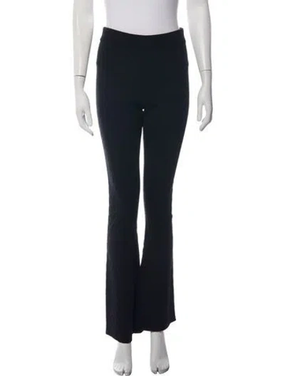 Pre-owned Raquel Allegra Flared Pants In Blue