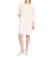 Raquel Allegra Hyperion Dress In Washed White In White