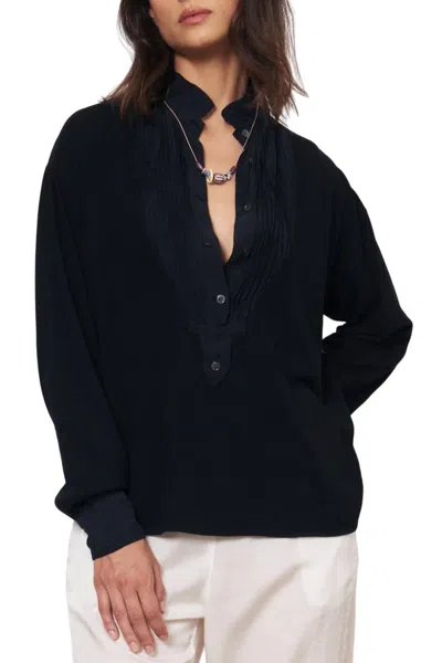 Raquel Allegra Igbo Top In Black