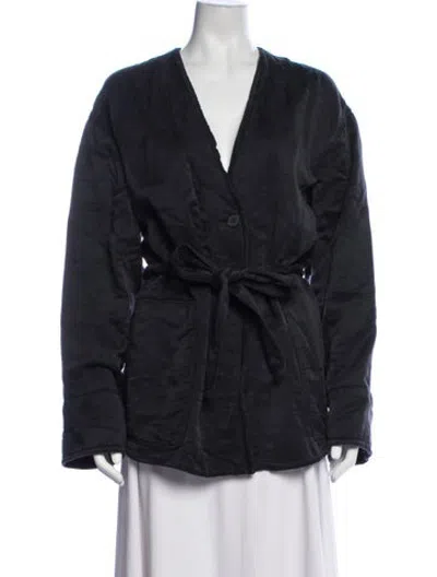 Pre-owned Raquel Allegra Jacket In Blue