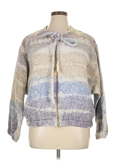 Pre-owned Raquel Allegra Jacket In Gray
