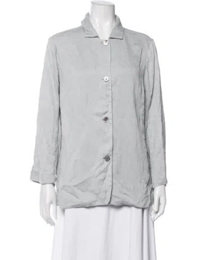 Pre-owned Raquel Allegra Jacket In Grey