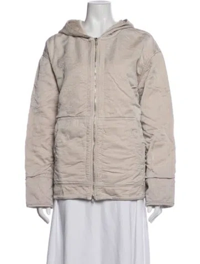 Pre-owned Raquel Allegra Jacket In Neutrals