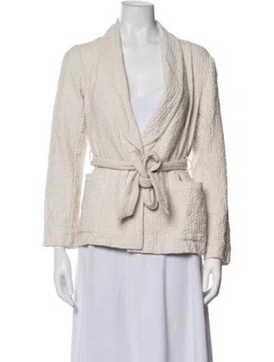 Pre-owned Raquel Allegra Jacket In Neutrals