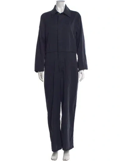 Pre-owned Raquel Allegra Jumpsuit W/ Tags In Blue