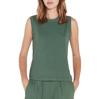 Raquel Allegra Kate Tank Top In Forest In Green