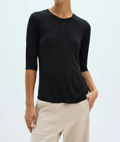 Raquel Allegra Kipp Tee In Black