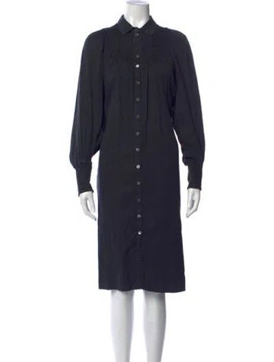 Pre-owned Raquel Allegra Knee-length Dress In Black