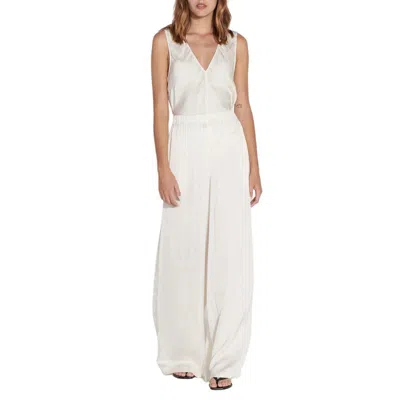 Raquel Allegra Leah Pant In Dirty White In Multi