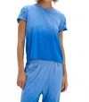 Raquel Allegra Liana Tee In Faded Lapis In Blue